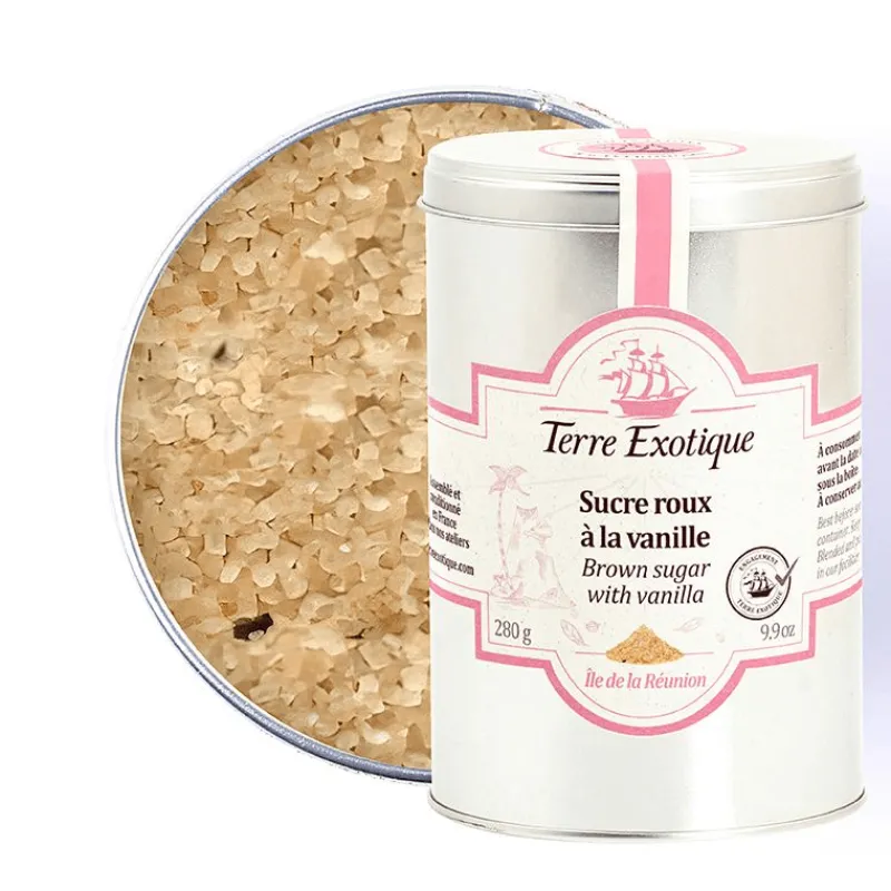 TERRE EXOTIQUE Sucre*Sucre Roux à la Vanille 280 g