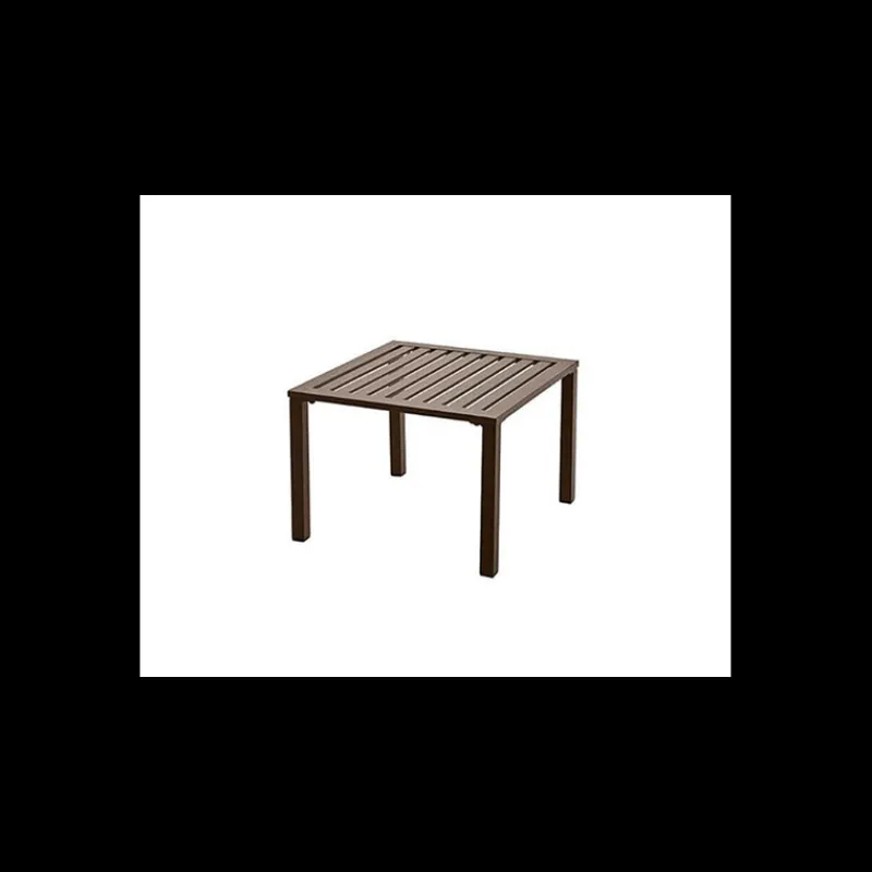 GROSFILLEX Mobilier Lounge | Salon De Jardin Professionnel*Table Basse Carrée 50 x 50 cm Bronze Sunset