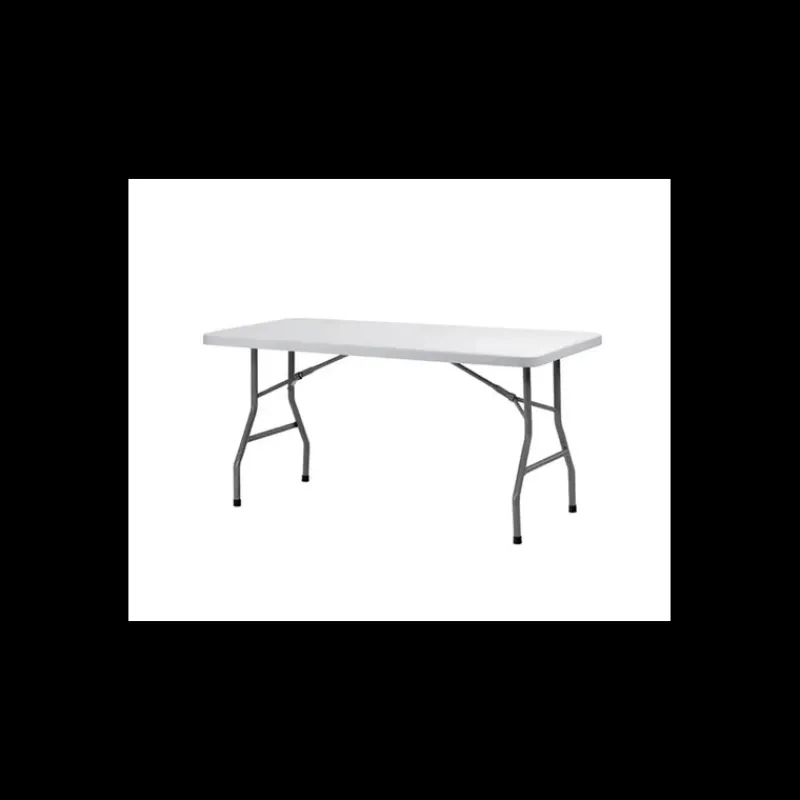 LYROSE Mobilier Évènementiel*Table Rectangulaire Blanche 6 Personnes Congrès