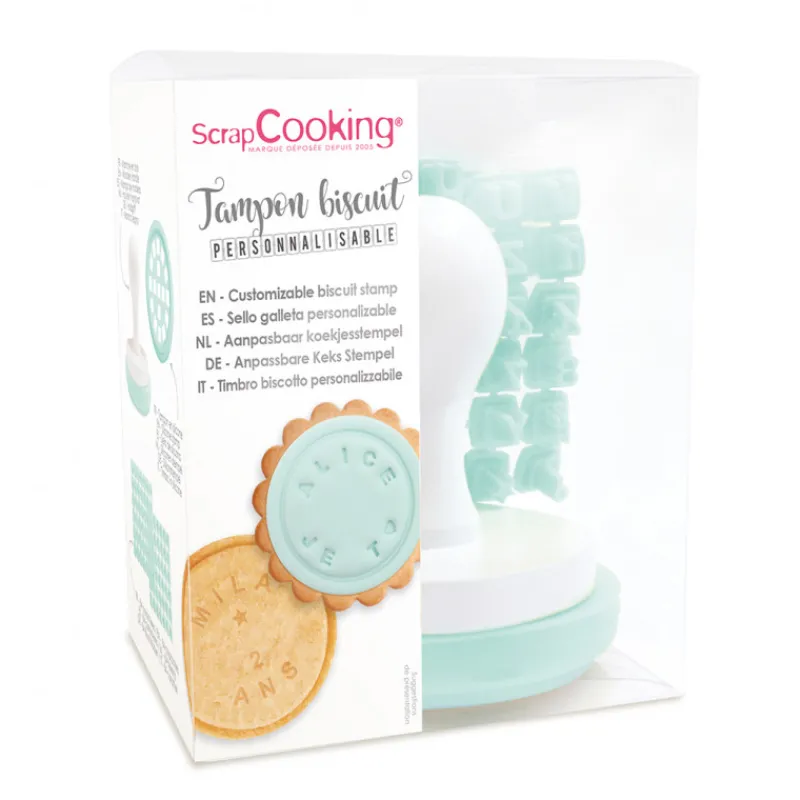 SCRAPCOOKING Emporte Pièce - Découpoir Pâtisserie*Tampon Biscuit Personnalisable