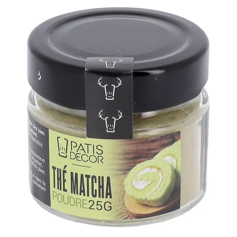 PATISDECOR Thé | Produits Pâtisserie*Thé Matcha en Poudre 25 g Patisdécor