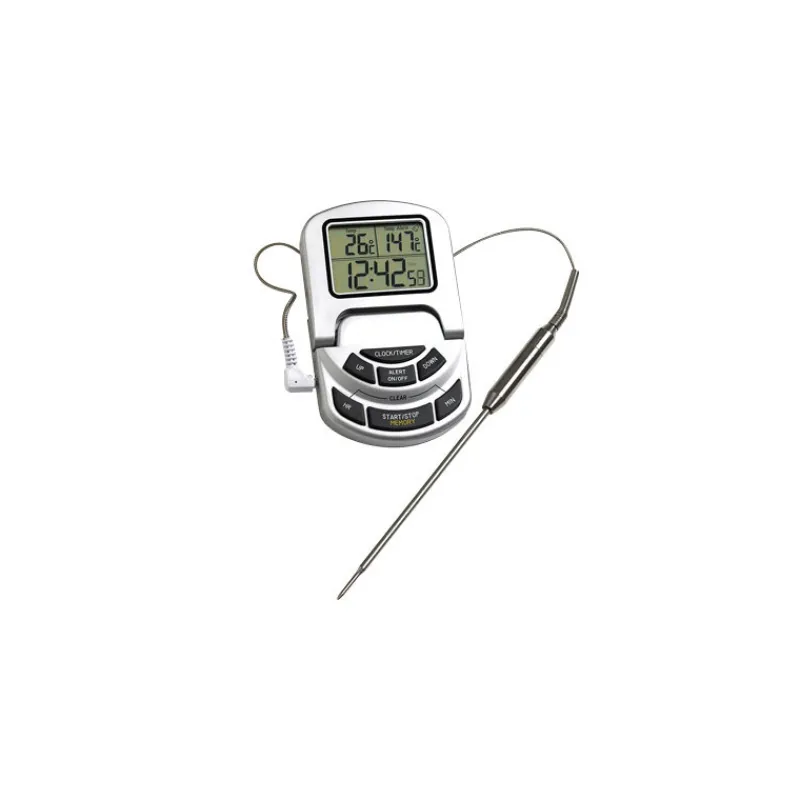 ALLA FRANCE Thermomètre De Cuisine*Thermomètre Four sonde Inox avec Alarme