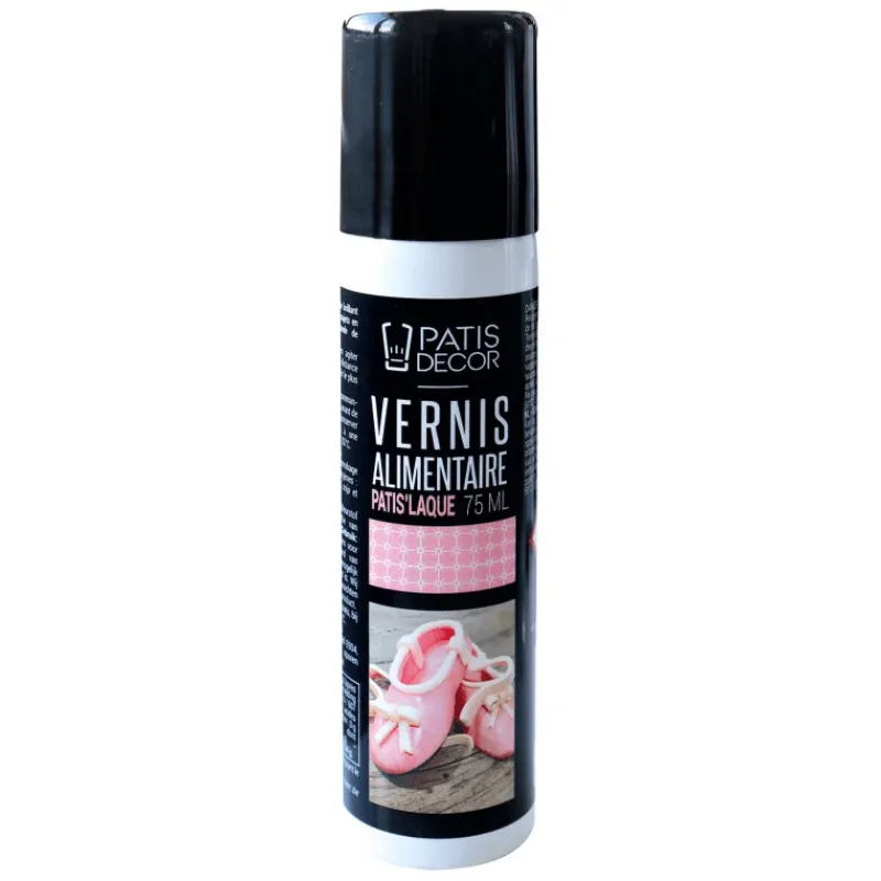 PATISDECOR Spray Alimentaire*Vernis Alimentaire Patis'laque 75 ml