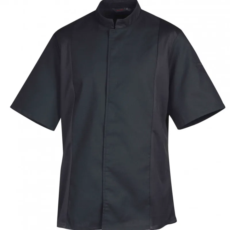 ROBUR Veste De Cuisine*Veste de Cuisine Mixte Noire SIAKA T.3